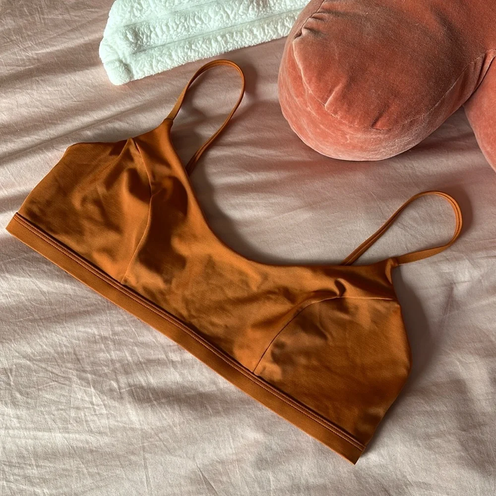 Parade Scoop Bikini Top EcoSplash Swim Women size XL - Picture 2 of 10